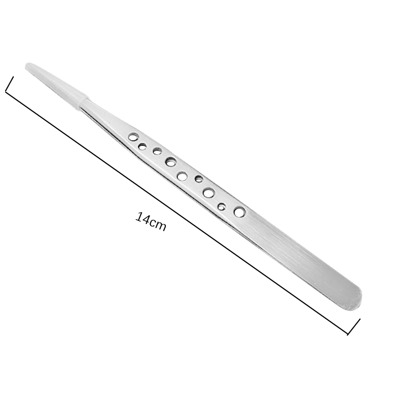 Professional Electronics Industrial Tweezers Anti-static Curved  Hand Tools