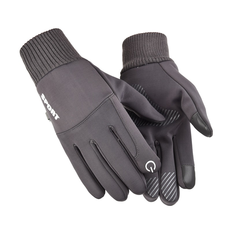 Waterproof Riding Gloves Men Women Full Finger Gloves Autumn Winter Outdoor Touch Screen Motorcycle Warm Plush Ski Sports Gloves