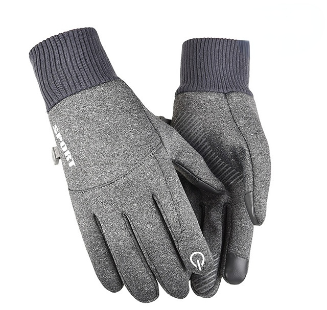 Waterproof Riding Gloves Men Women Full Finger Gloves Autumn Winter Outdoor Touch Screen Motorcycle Warm Plush Ski Sports Gloves