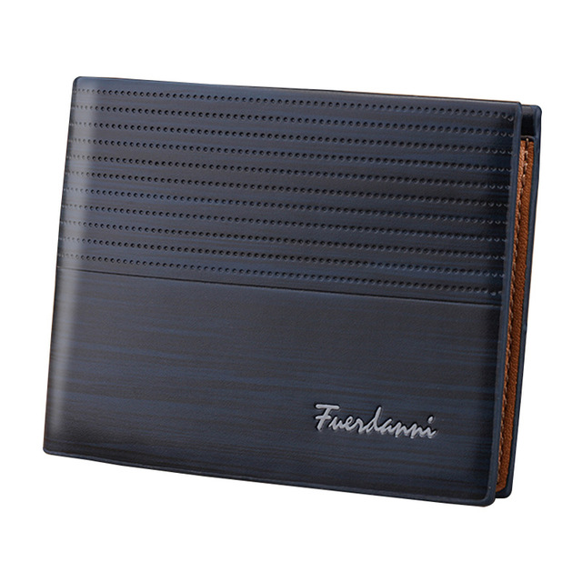 Temperament Vintage Men's Leather Wallet Brand Luxury Short Slim Men's Wallet Practical Credit Card Holder Men's Money Bag