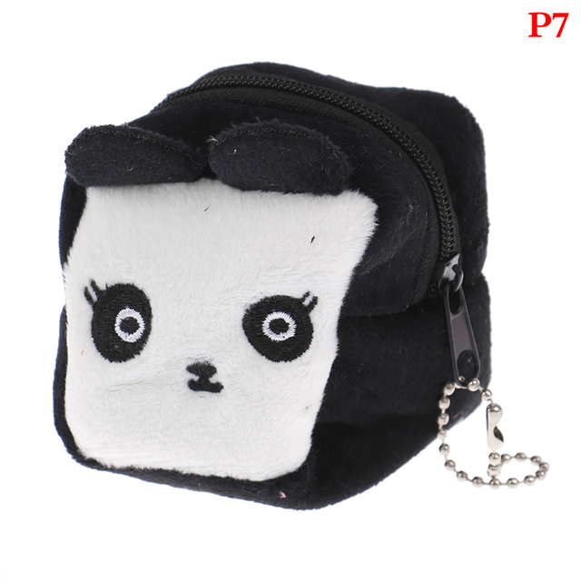 Mini Coin Purse Bag Cute Plush Cute Small Coin Wallet Women Coin Money Earphone Holder Wallet Pouch Pocket Kids Handbag Gift