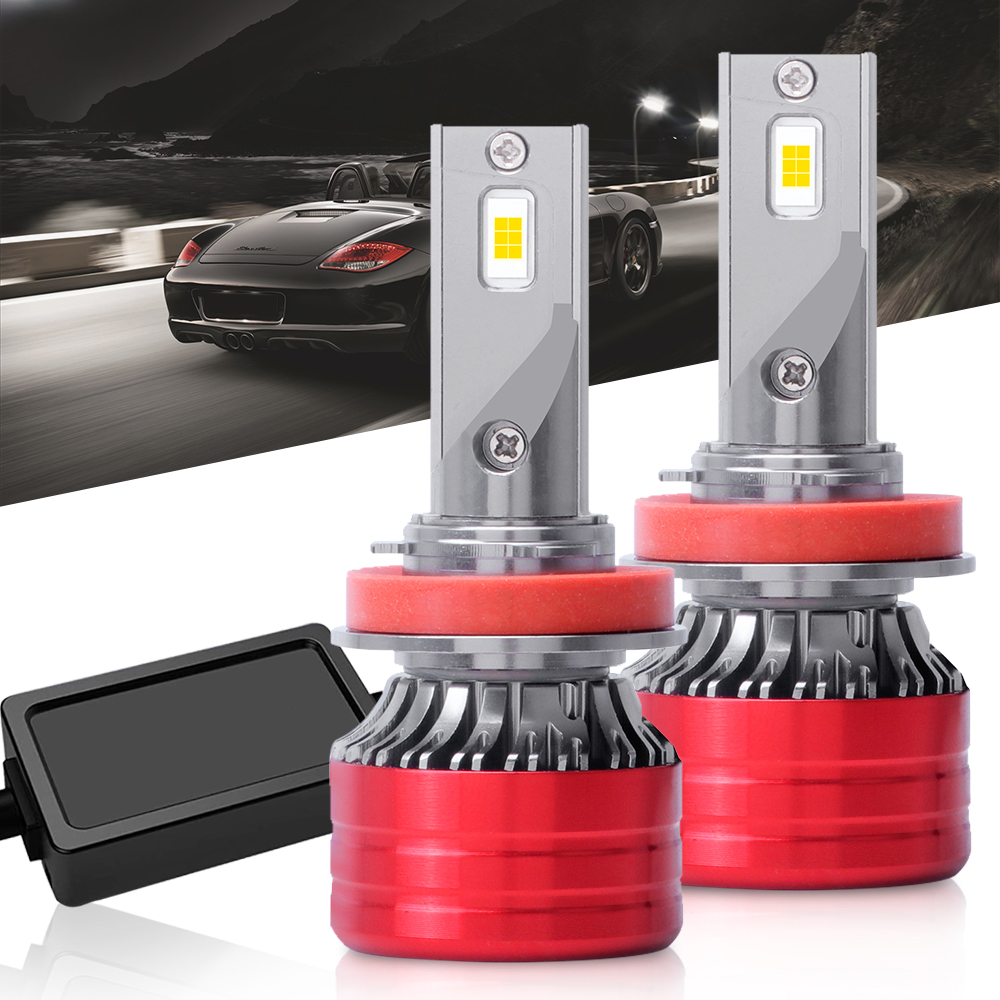 New 120W 30000LM Car Led Headlight H1 H3 H4 H7 Mini Canbus H8 H11 9005 HB3 9006 HB4 High Beam Auto Lights Bulb Automobiles Turbo