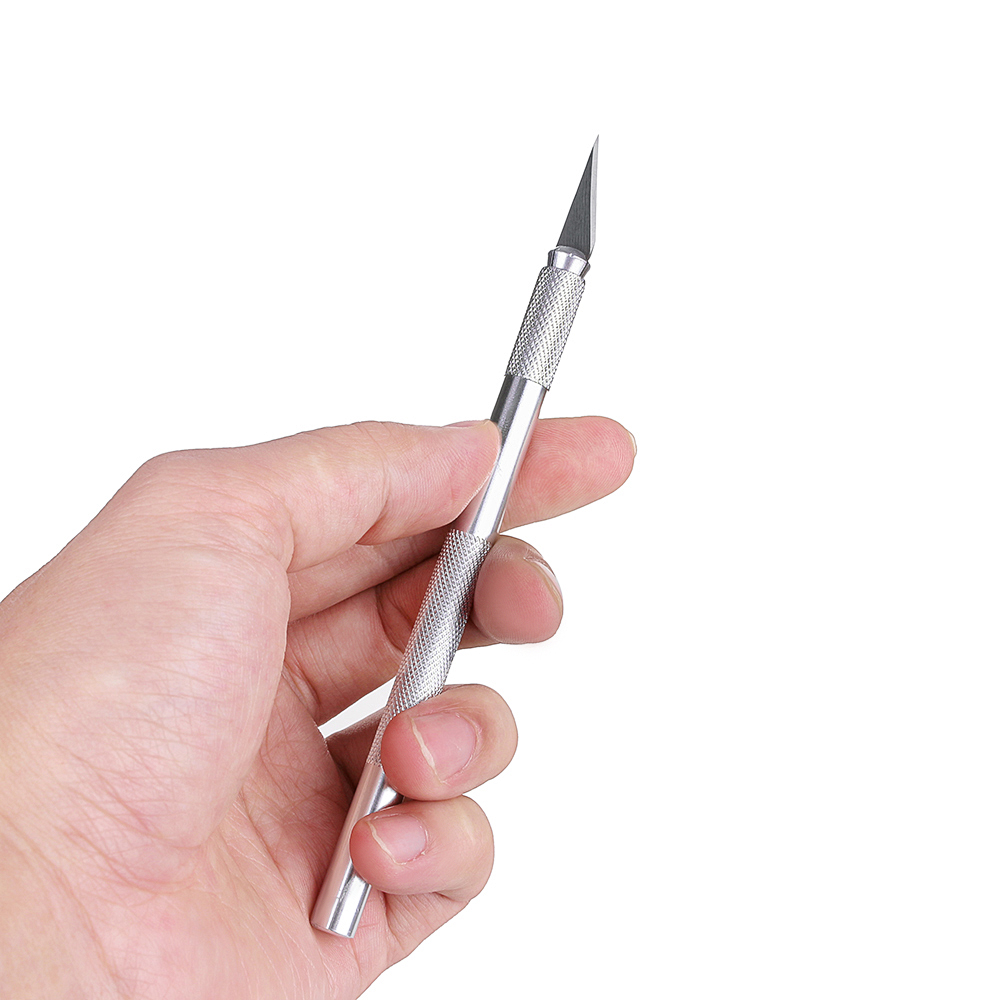Metal Scalpel Knife Blades Non-slip Cutter Engraving Craft Knives Blades Hand Tools