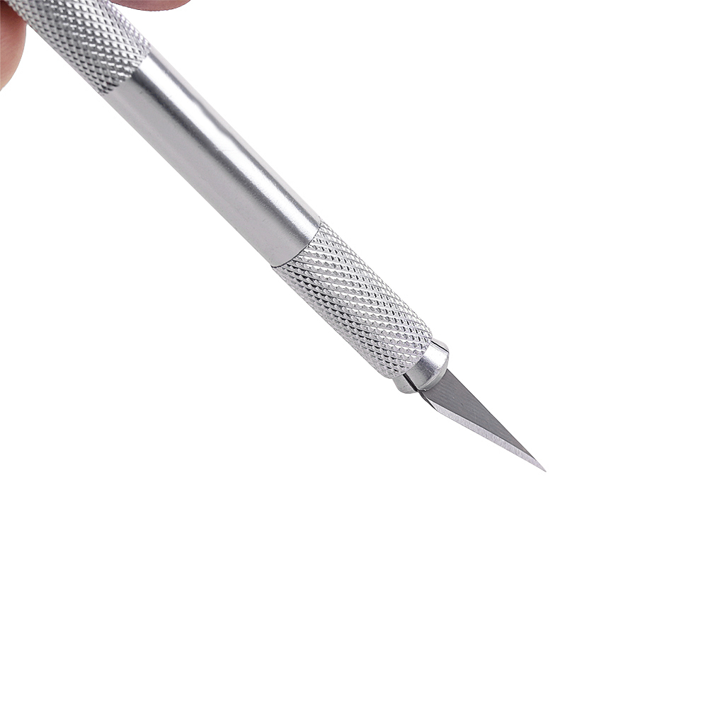 Metal Scalpel Knife Blades Non-slip Cutter Engraving Craft Knives Blades Hand Tools
