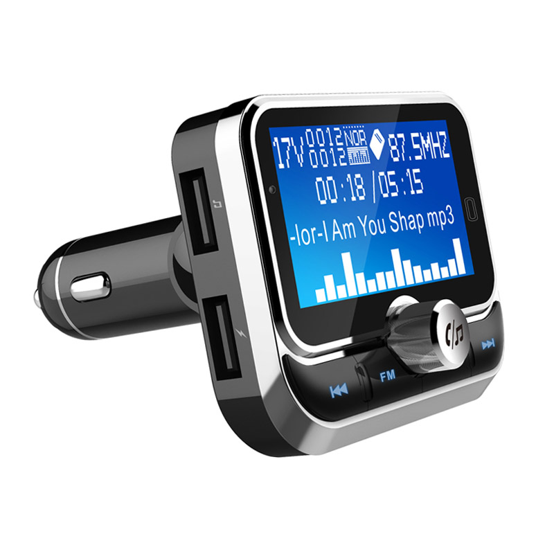 Bluetooth Car kit Handsfree FM Transmitter AUX Audio Car Player Car MP3 Player Support TF Card U Disk Playback
