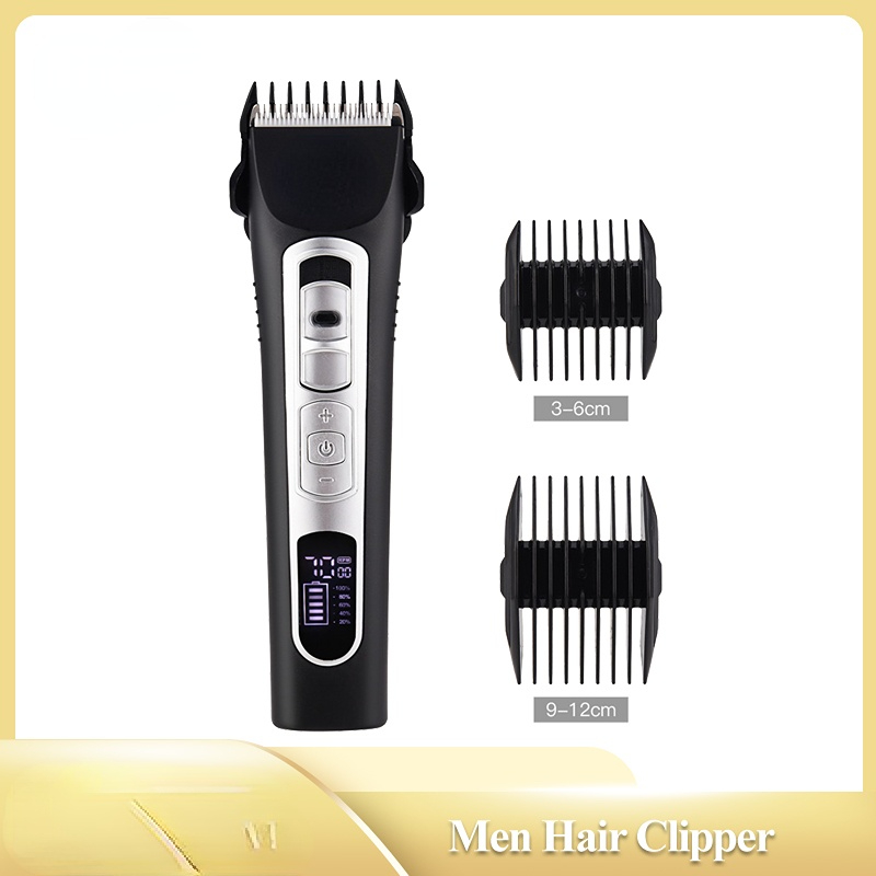 Electric Hair Clipper Professional Men Beard Trimmer Cordless Barber Haircut Rechargeable Hair Cutting Machine Limit Comb