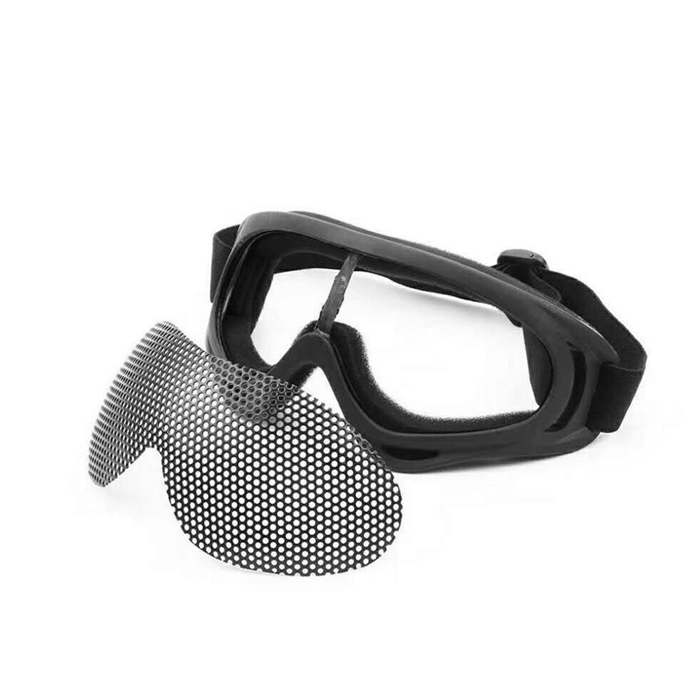 Outdoors Hunting Eyes Protecting Outdoor Sports Metal Mesh Glasses