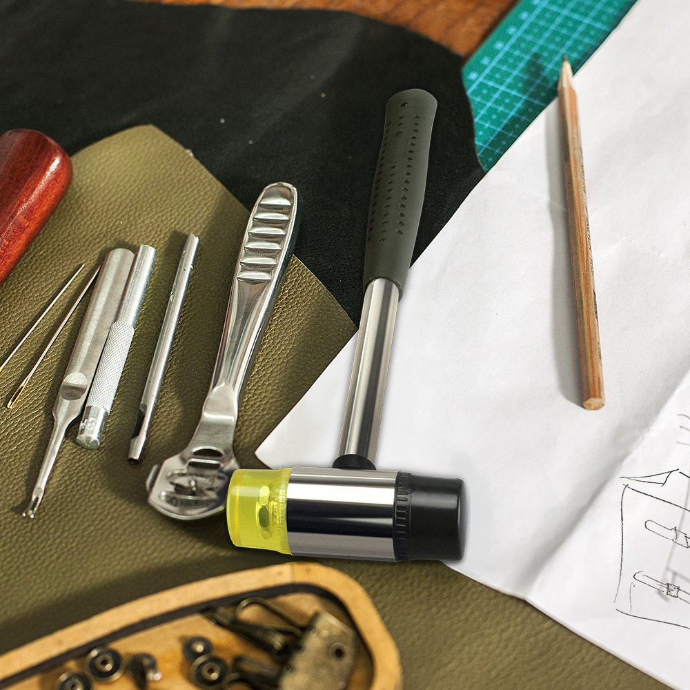 25mm Double Face Soft Tap Rubber Hammer Hand Tools