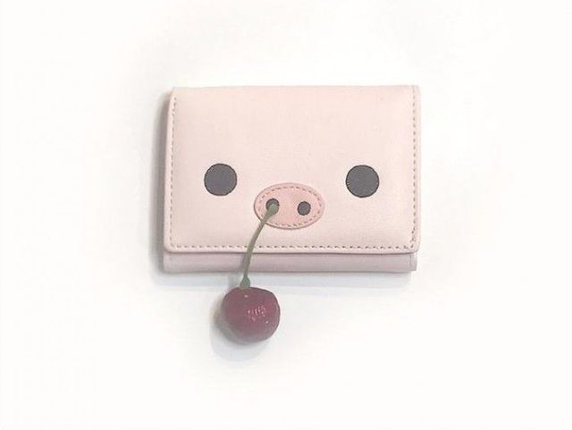 Wallets Women Pig Pattern Mini Bags Kawaii Students Ins Korean Style Foldable Multifunction Coin Purse Money Bags Clutch Bags