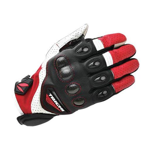 Full Finger Gloves Outdoors Riding Scooter Street Motorcycle Bike Black Leather Glove