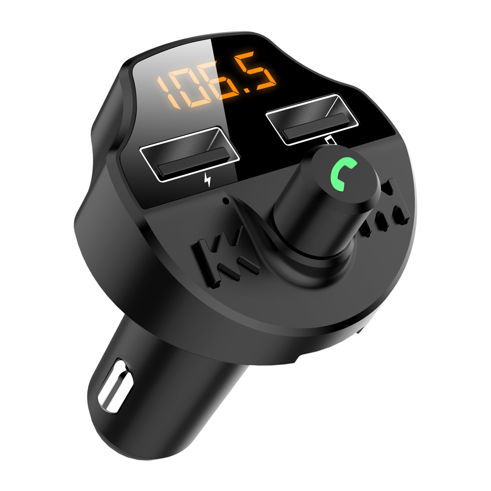 3.1A Dual USB Fast Car Charger Wireless Car MP3 Music Player TF Card Bluetooth 5.0 FM Transmitter Voltage LCD Display