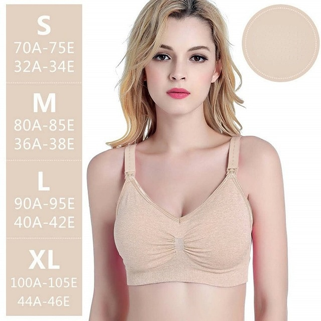 Maternity Nursing Bra Breastfeeding Bras Pregnant Women Feeding Bra Wire Free Bra Plus Size