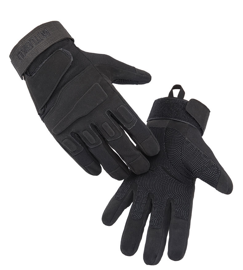 Us Military Tactical Gloves Outdoor Sports Army Combat Motocycle Slip-resistant Full Finger Carbon Fiber Tortoise Shell Gloves