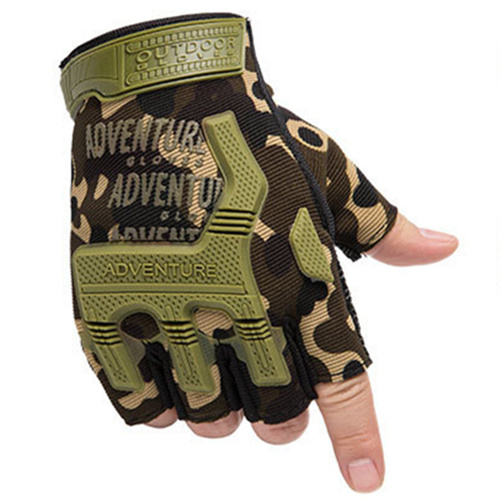 Fingerless Tactical Gloves Camouflage Military Men's Gym Gloves For Fitness Male Antiskid Motocycle Men Women Half Finger Gloves