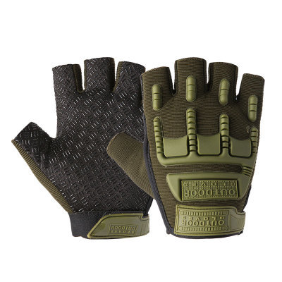 Fingerless Tactical Gloves Camouflage Military Men's Gym Gloves For Fitness Male Antiskid Motocycle Men Women Half Finger Gloves
