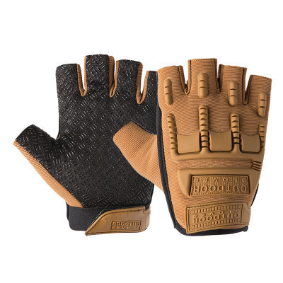 Fingerless Tactical Gloves Camouflage Military Men's Gym Gloves For Fitness Male Antiskid Motocycle Men Women Half Finger Gloves