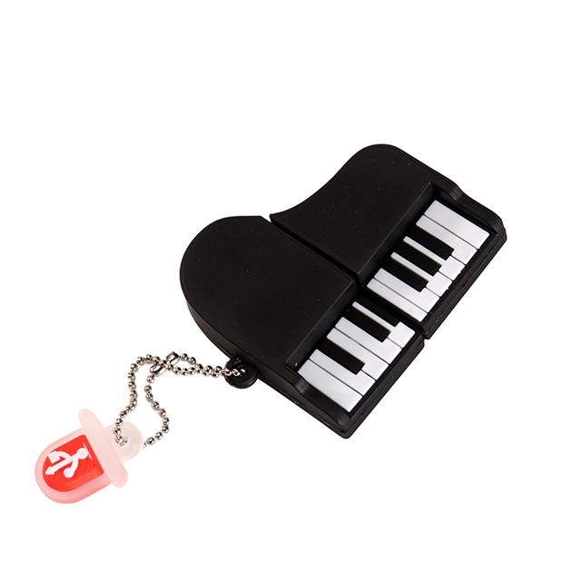Fashion creative flashdrive16GB 32GB 64GB USB2.0 Cartoon Grand piano USB