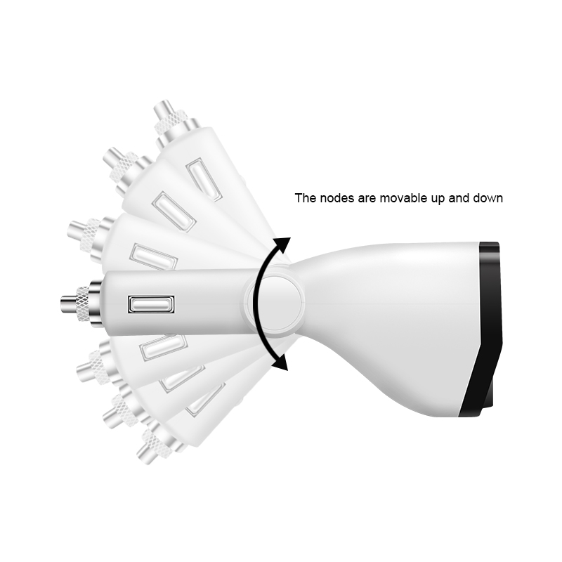 12V/24V Universal Car USB Car cigarette lighter adapter socket converter 5V 1A /2.4A dual usb car charger with voltage diagnose