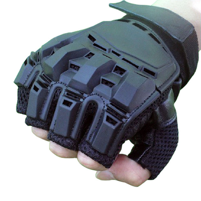Breathable Protective Tactical Gloves Full-finger Fighting Men's Deformation Outdoor Cycling Sports Black Army Military Gloves