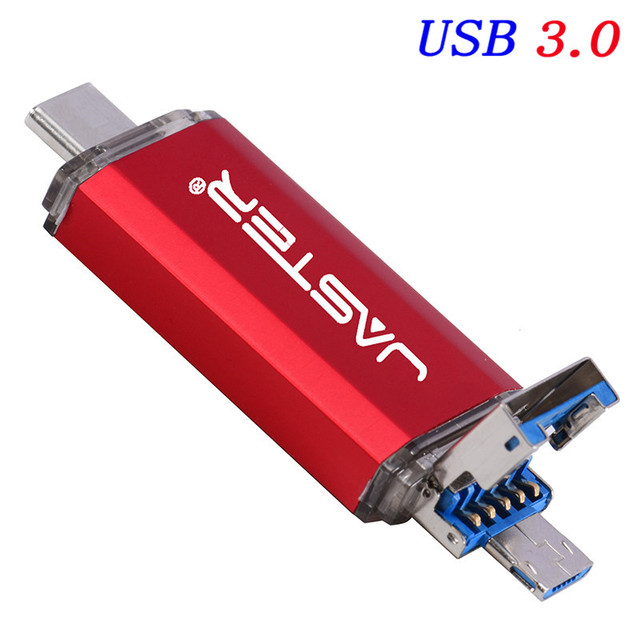 2 IN 1 OTG (Android&USB & Type_C) USB 3.0  flash drive Metal Custom Pen Drive