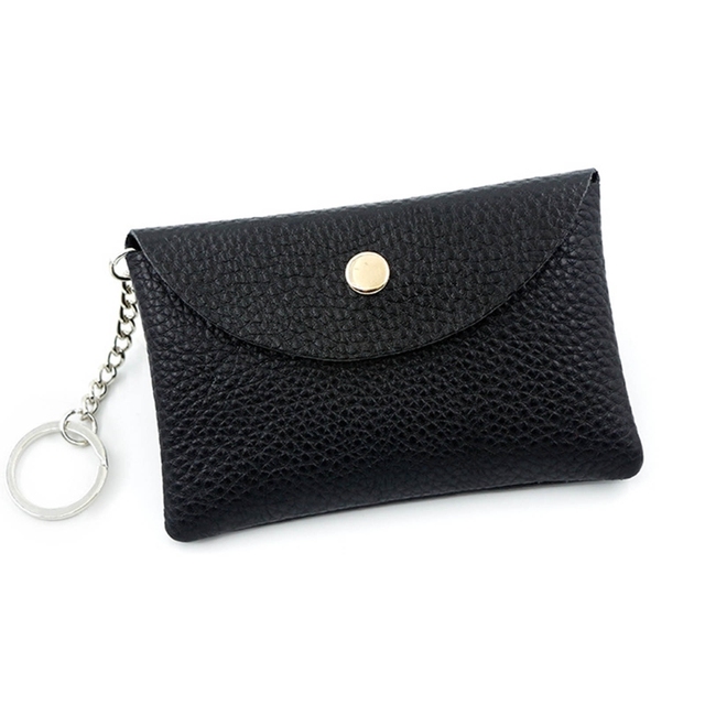 Women Girl PU Leather Purse Casual Wallet Coin Money Credit Card Key Holder Cash Bag