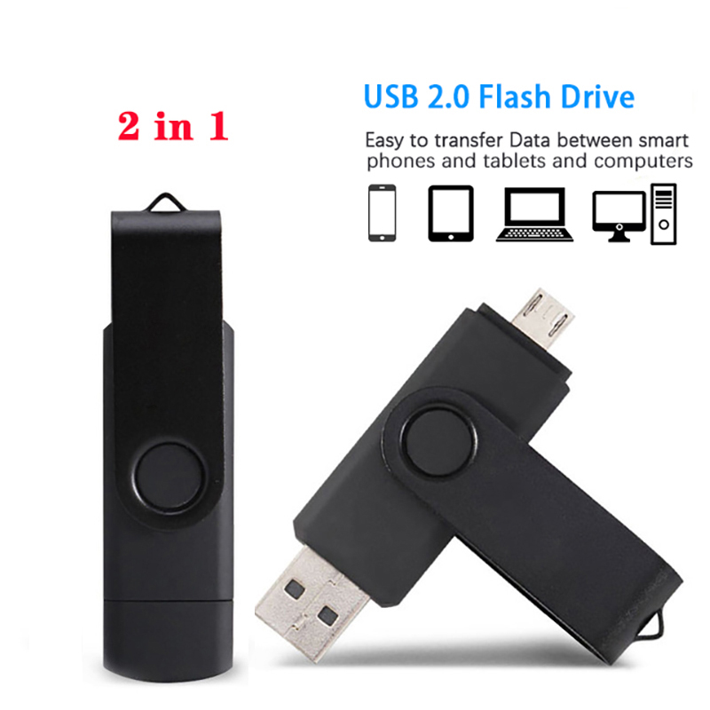 High Speed OTG USB 2.0 Flash Drive 3 IN 1  Pen Drive