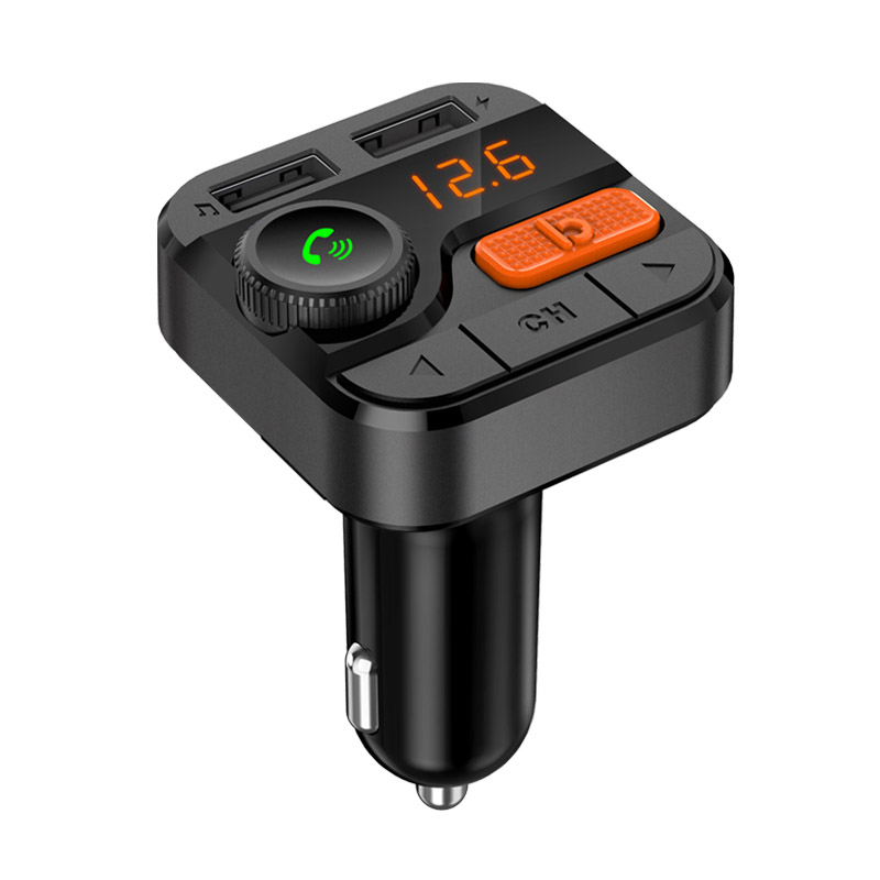 FM Transmitter Bluetooth 5.0 Carkit Handsfree 3.4A Dual USB Car Charger Support TF Card/U Disk Playback FM Modulator