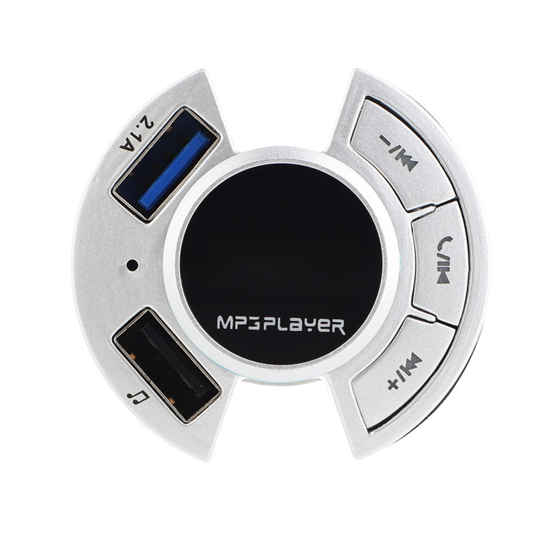 Bluetooth Car Kit Handsfree Calling Carkit Wireless FM Transmitter Car MP3 Player Dual USB Car Charger