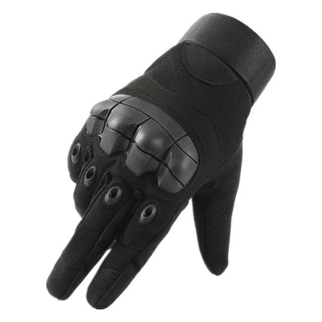 Rubber Knuckle Full Finger Tactical Gloves Men Military Paintball Airsoft Outdoor Climbing Riding Army Combat Male Sports Gloves