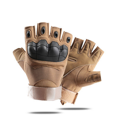 Soft Knuckle Fingerless Tactical Gloves Military Army Mittens Combat Motorcycle Shooting Airsoft Paintball Bicycle Men's Gloves