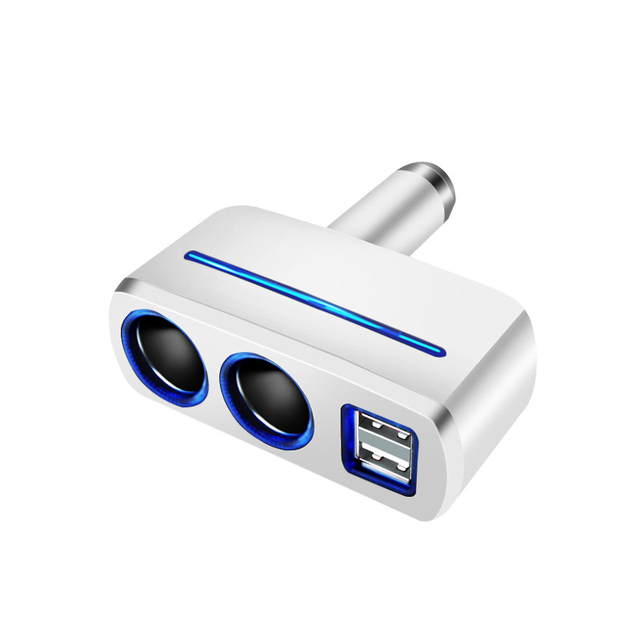 New Arrival 12-24V Universal Car Auto Cigarette Lighter Dual USB Charger socket power adapter 2.1A/1.0A 80W Splitter Charger