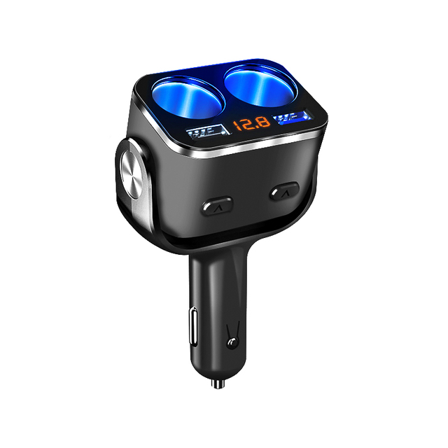 12V Car Cigarette Lighter Socket Splitter Plug Dual USB Charger Adapter QC3.0 Voltage Detection For Phone MP3 DVR Accessories