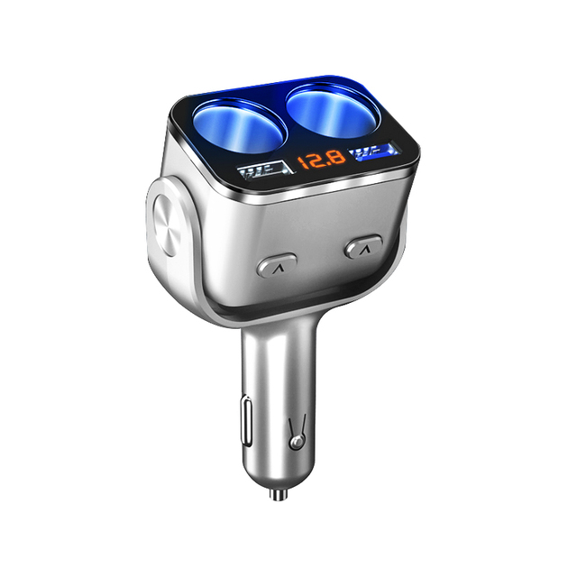 12V Car Cigarette Lighter Socket Splitter Plug Dual USB Charger Adapter QC3.0 Voltage Detection For Phone MP3 DVR Accessories