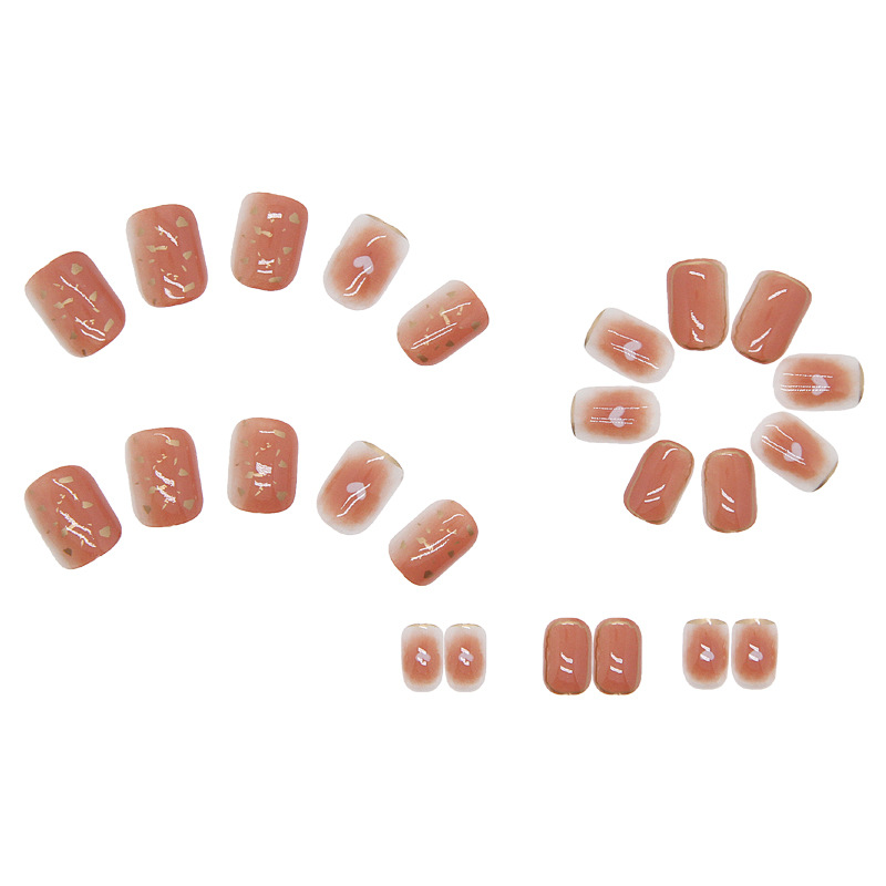 Nail Art Patch Gradient Love Fragments Net Red High-end Fake Nails