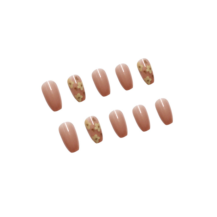24 pieces of flower fake nails nail manicure finished removable net red with the same style