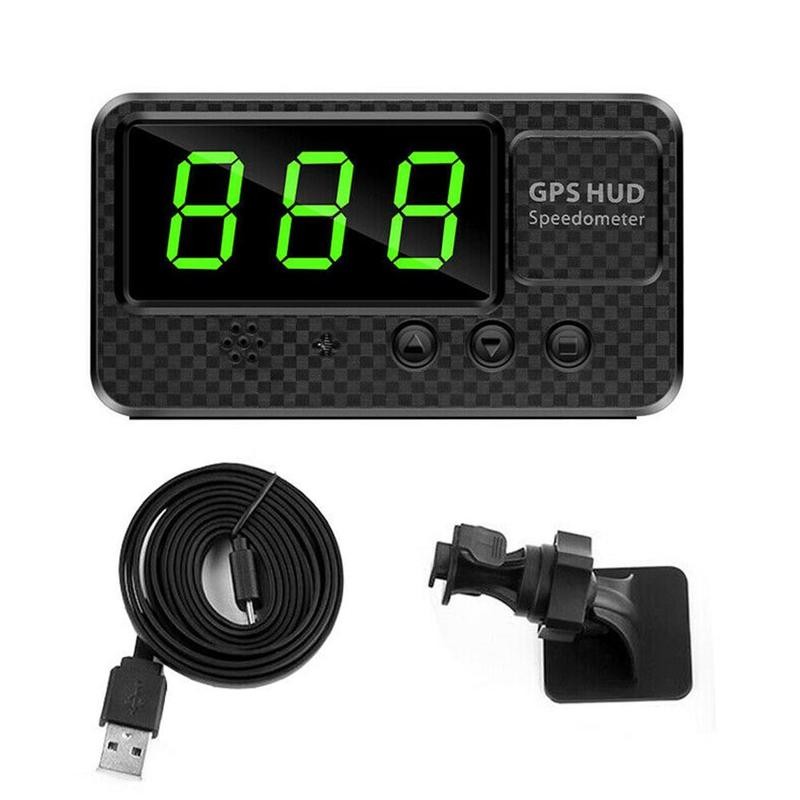 GPS Speedometer 3'' C60s Speed Odometer Mileage Hud Display Digital Speed Alarm Mph Kmh Altitude Display Projector