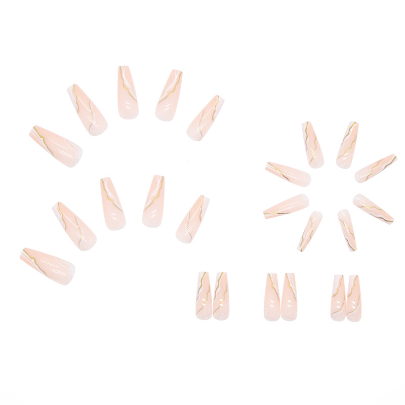Super long nail stickers ballet manicure wearable nails detachable finished manicure
