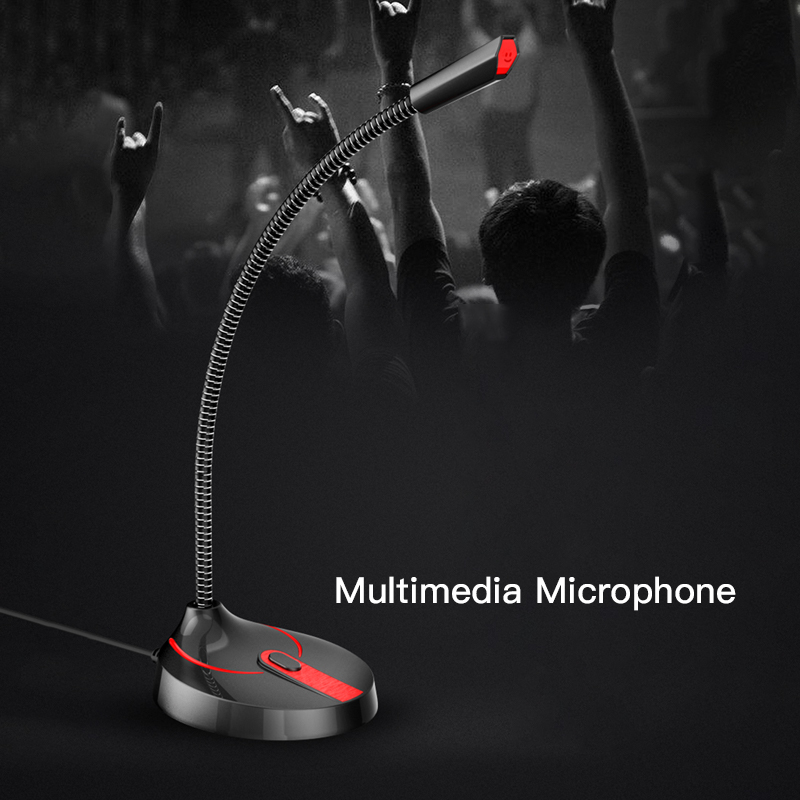 USB Microphone Studio Speech Speakers 3.5mm Jack Plug Wired Microphones For PC Computer Laptop Notebook Loud Speaker