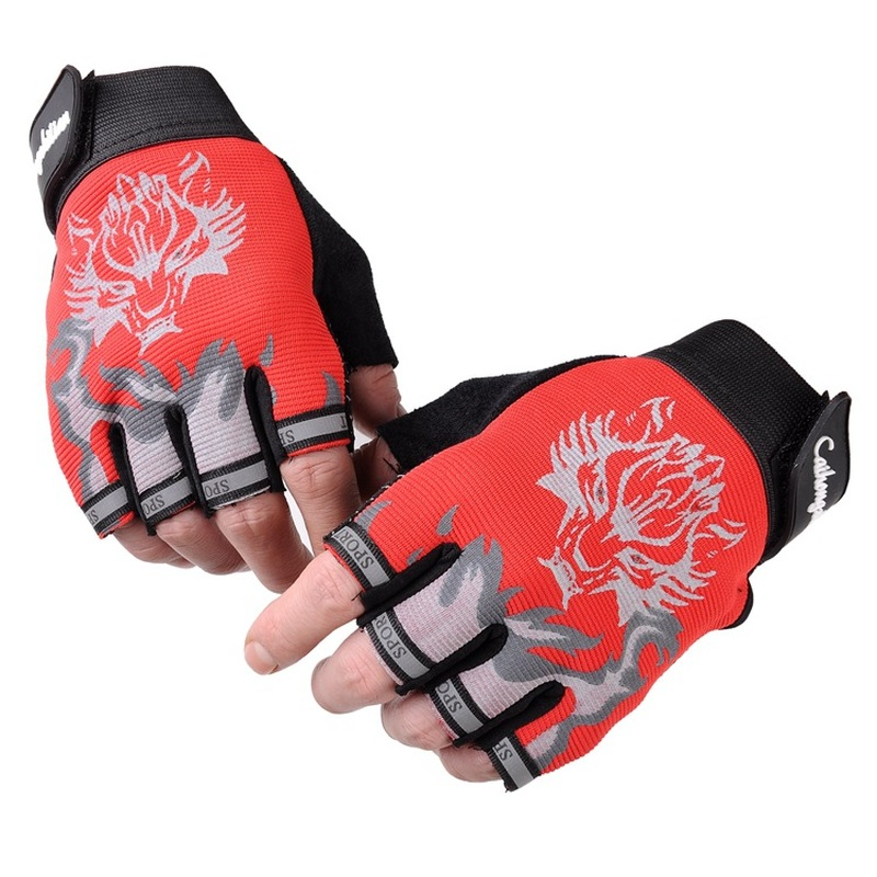 Practical Body Building Gym Training Fitness Weight Lifting Gloves for Men Women Workout Half Finger Exercise Gym Tactical Glove