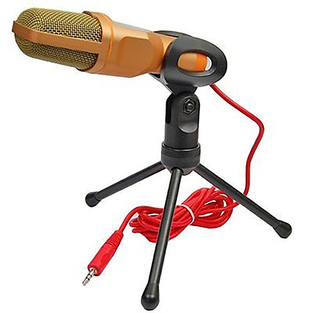 Microphone Professional Condenser Sound Podcast Studio Microphone  For PC Laptop Skype MSN NEW Microphones