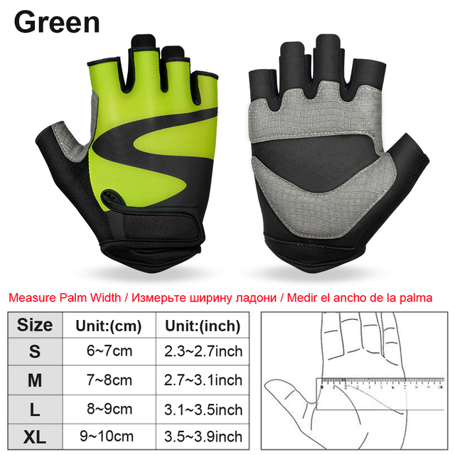 Cycling Gloves Half Finger Shockproof Outdoor Sport Bicycle Gloves For Man Women Riding MTB Road Bike Gloves Summer
