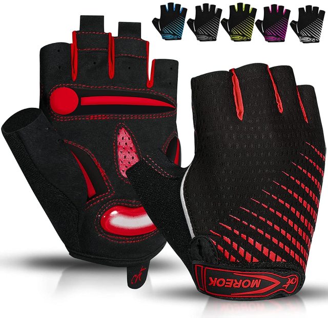 Cycling Gloves Half Finger Bike Gloves 5MM Liquid Gel Pads Bicycle Gloves Shock-Absorbing Mountain Bike Gloves
