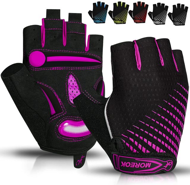 Cycling Gloves Half Finger Bike Gloves 5MM Liquid Gel Pads Bicycle Gloves Shock-Absorbing Mountain Bike Gloves