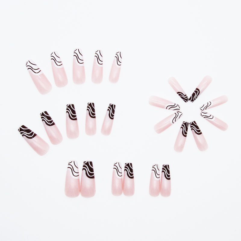 Nail Wearing Nail Art Patch Sticker ins Line Nail Art Patch