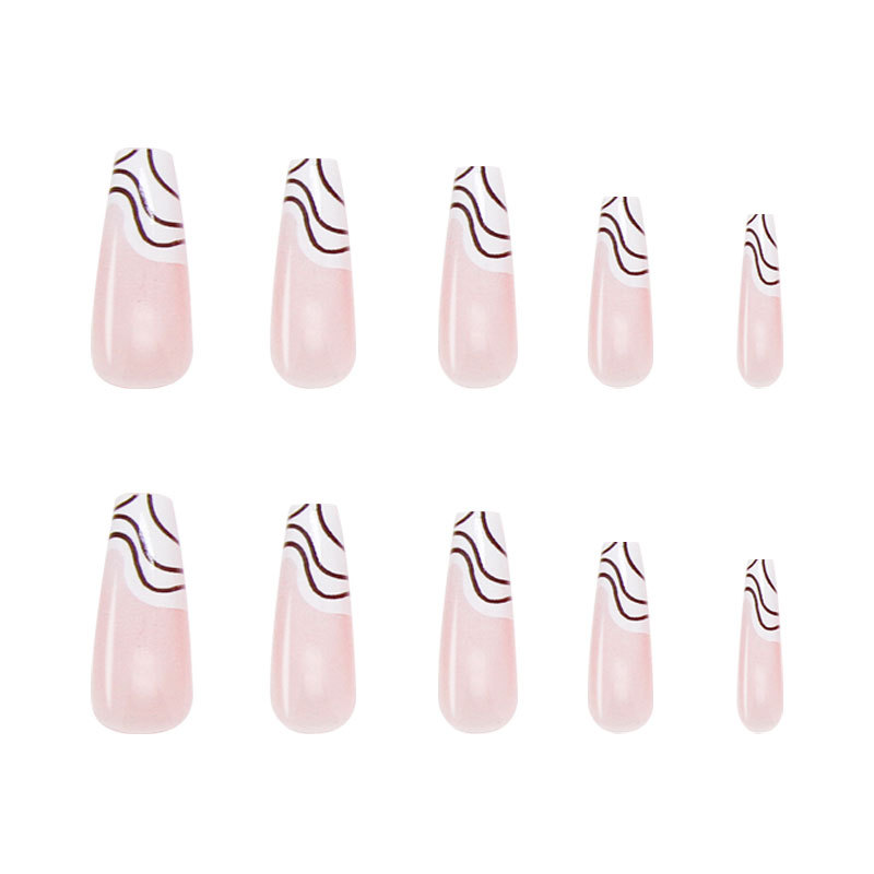Nail Wearing Nail Art Patch Sticker ins Line Nail Art Patch