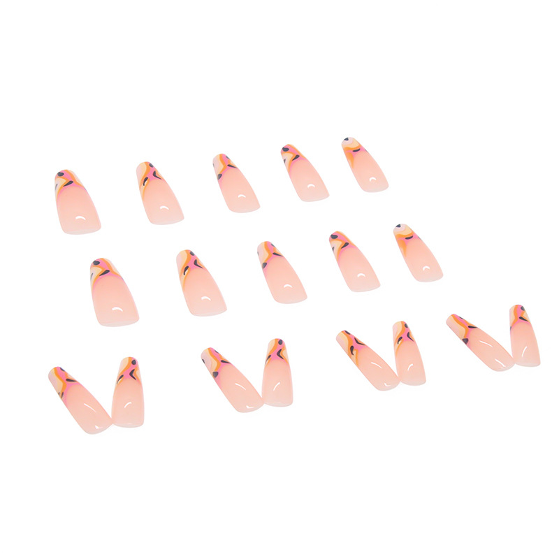 Long Nail Patches Wearable Nail Patches Ballet Nail Nails Detachable