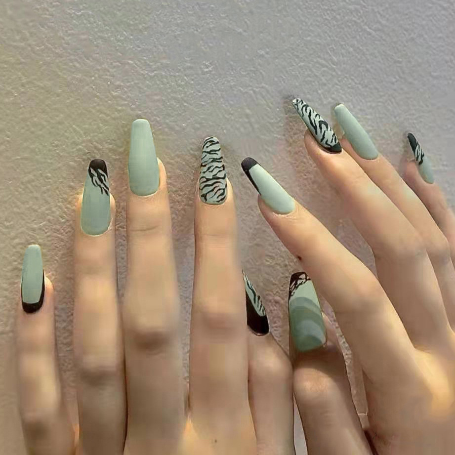Two-minute manicure nail piece finished fake nail finished detachable nail sticker