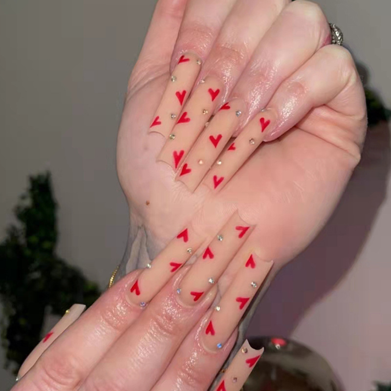 Long nails wear nail manicure fake nails finished product press on nails