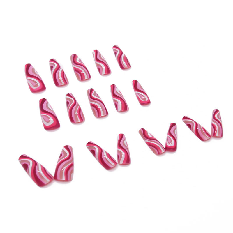 Nail Art Patch Finished Nail Piece Nail Piece Long 24 Pieces