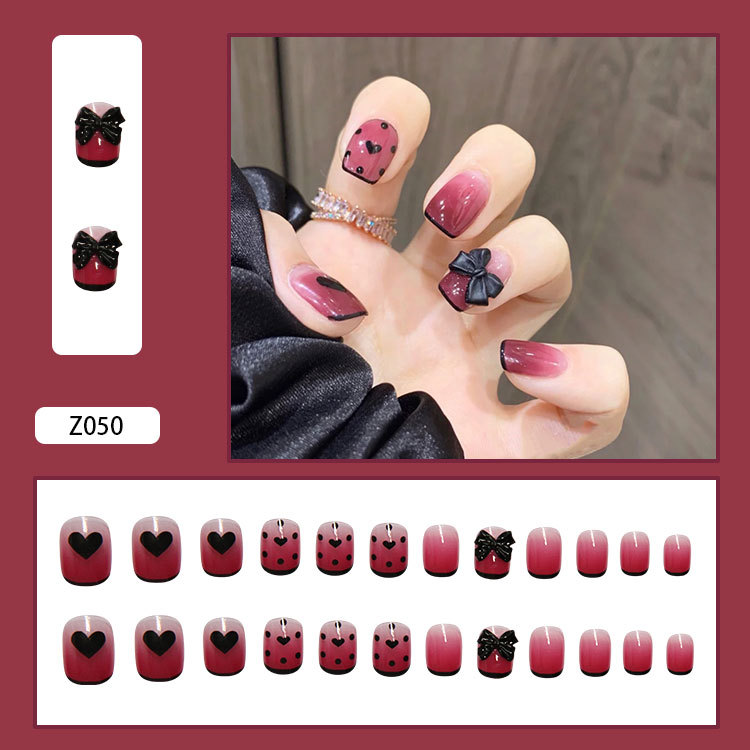Fake Nail Gradient Manicure Wear Nail Butterfly Nail Patch Finished Nail Piece